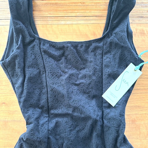 NWT Seaa Tofino Swimsuit - Black Lace XS - Picture 4 of 10